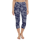 Paisley Floral Yoga Capris