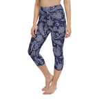Paisley Floral Yoga Capris