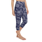 Paisley Floral Yoga Capris