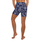 Paisley Floral Yoga Shorts