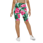 Palm Leaves & Watermelon Biker Shorts
