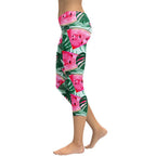 Palm Leaves & Watermelon Capris