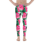Palm Leaves & Watermelon Men's Leggings