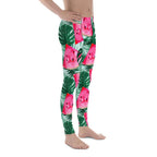 Palm Leaves & Watermelon Men's Leggings