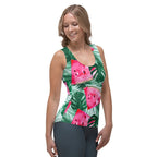 Palm Leaves & Watermelon Tank Top