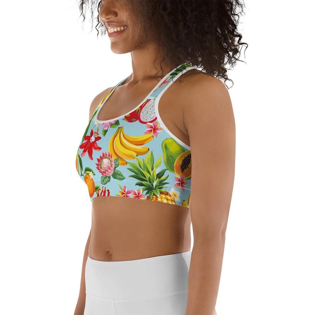 Paradise Fruits Sports Bra