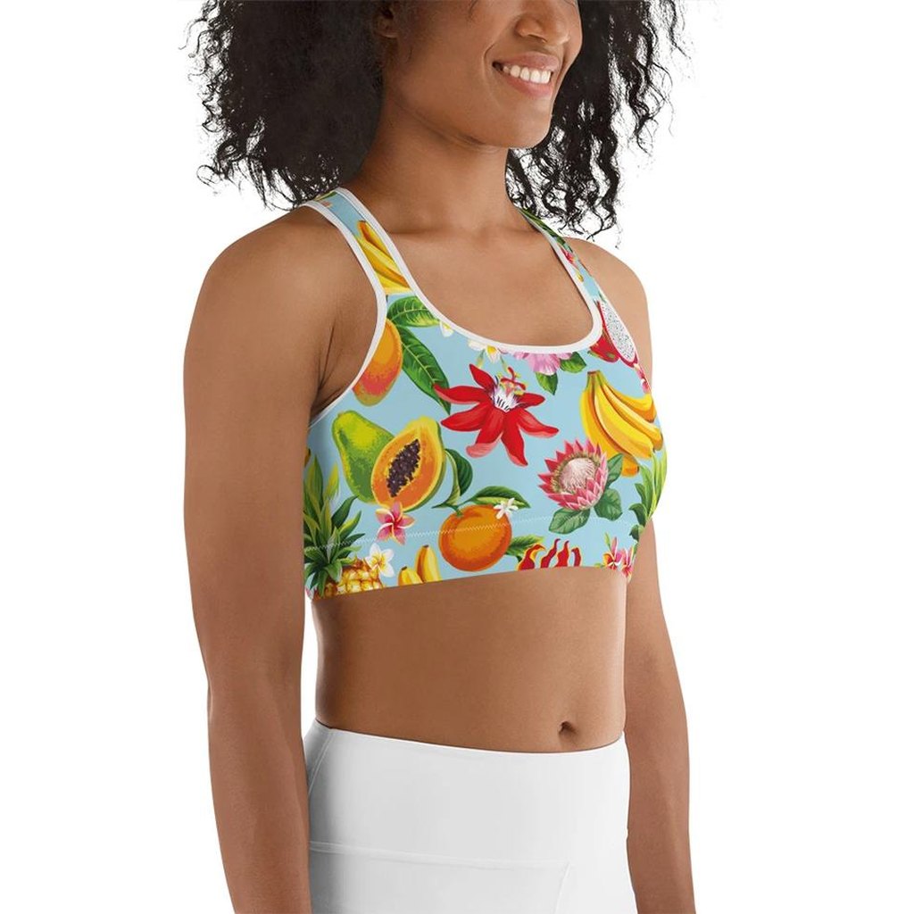 Paradise Fruits Sports Bra
