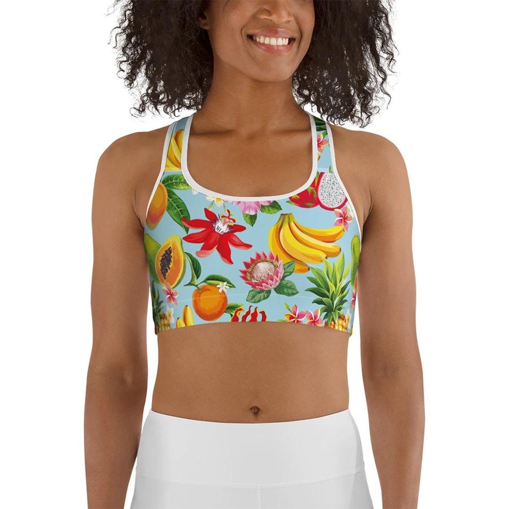 Paradise Fruits Sports Bra