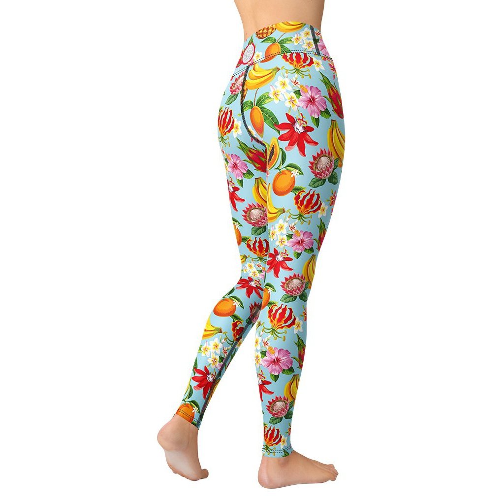 Paradise Fruits Yoga Leggings