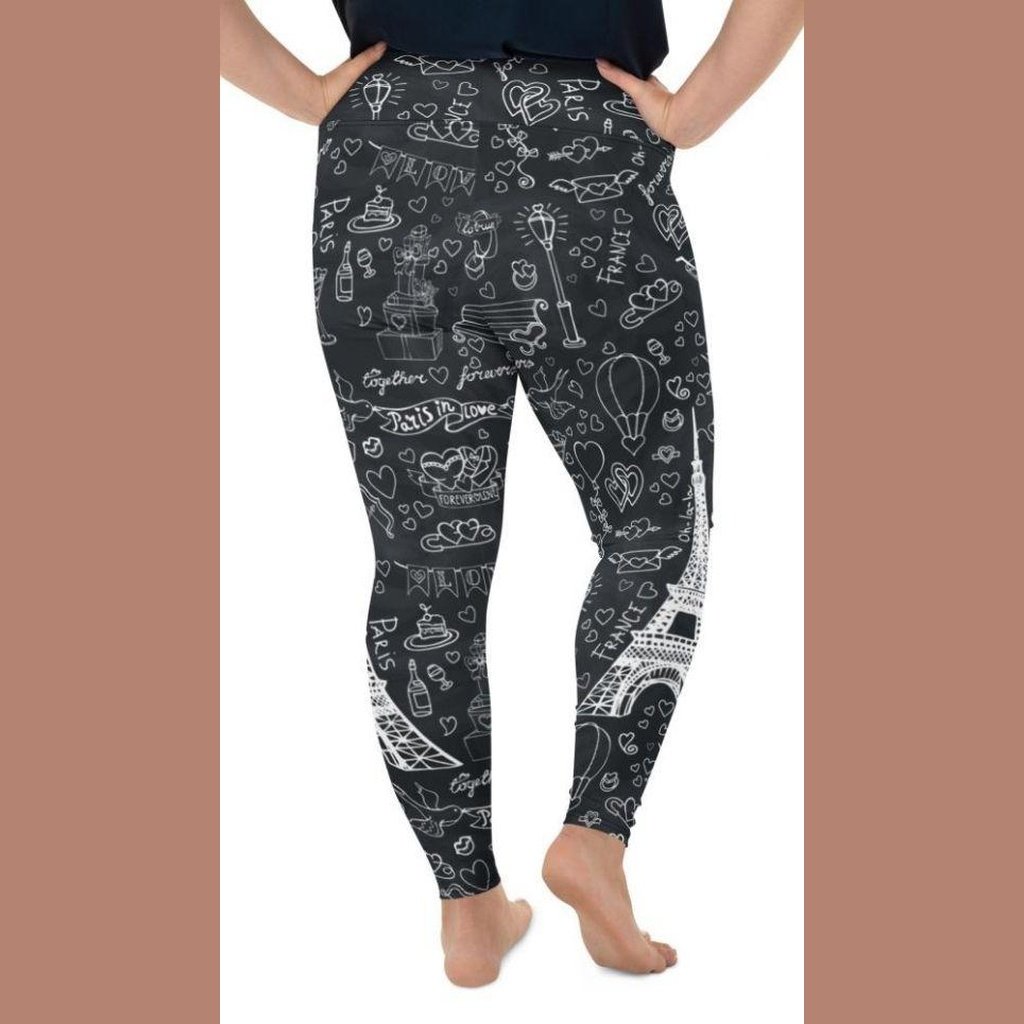 Paris Memories Plus Size Leggings