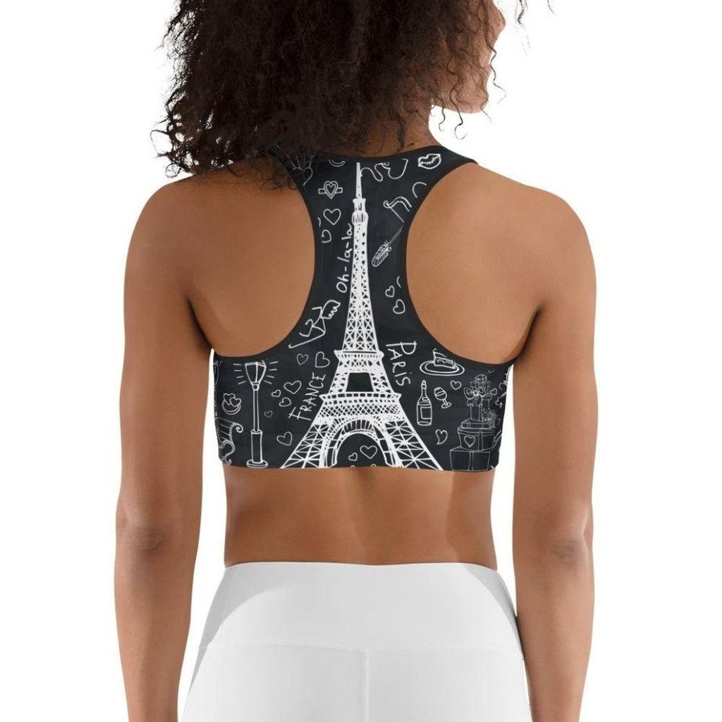 Paris Memories Sports Bra