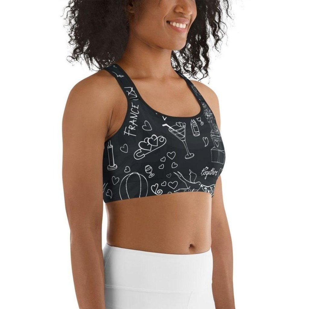 Paris Memories Sports Bra