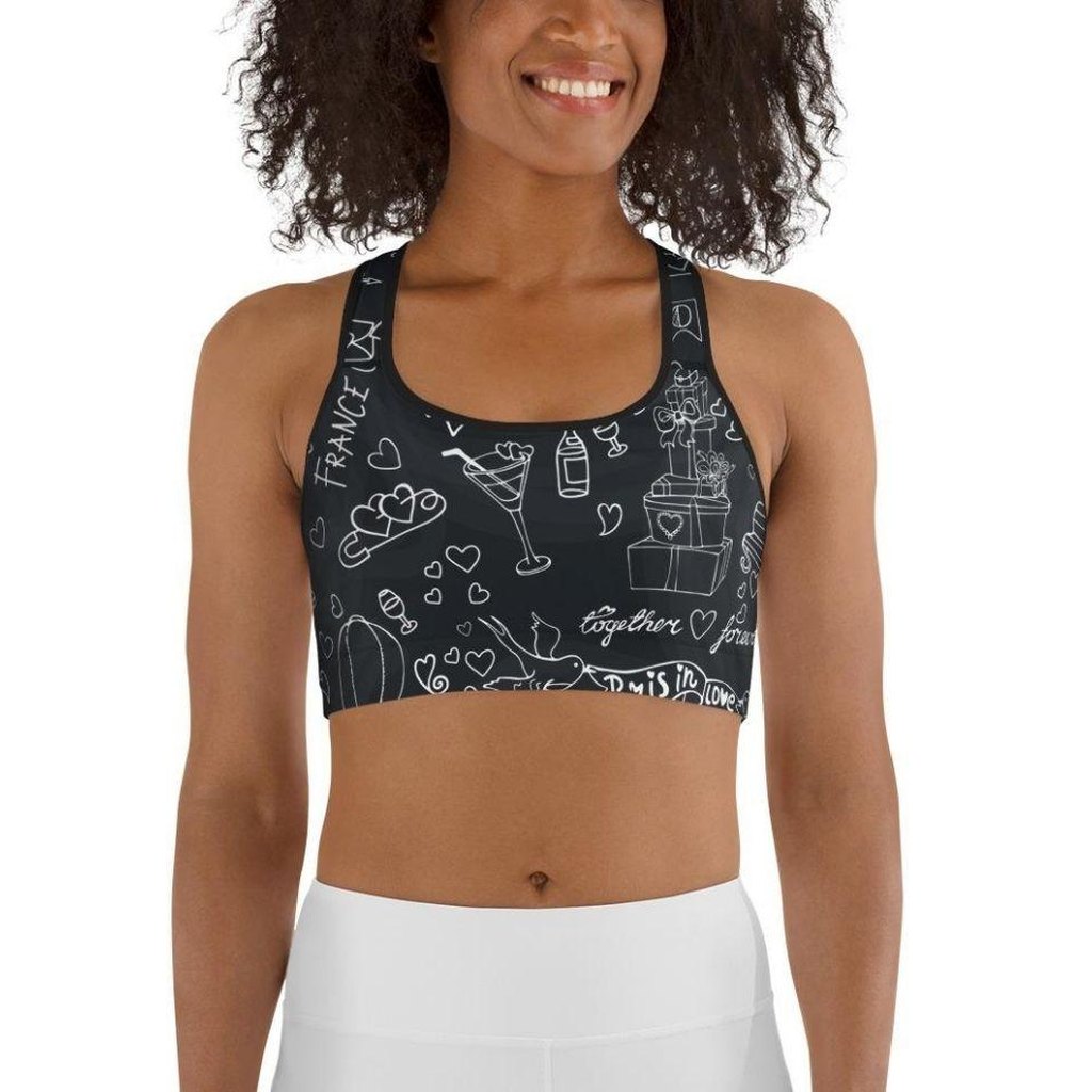 Paris Memories Sports Bra