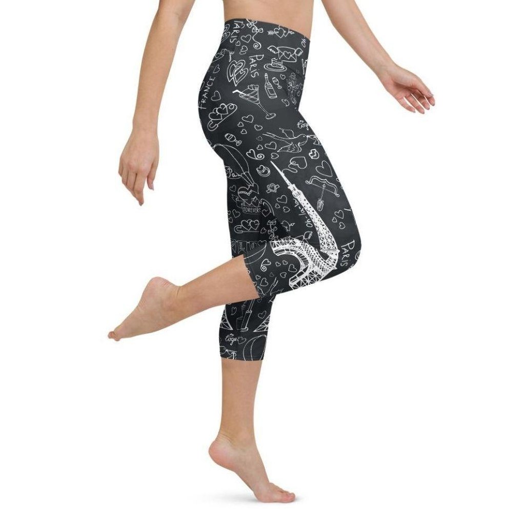 Paris Memories Yoga Capris
