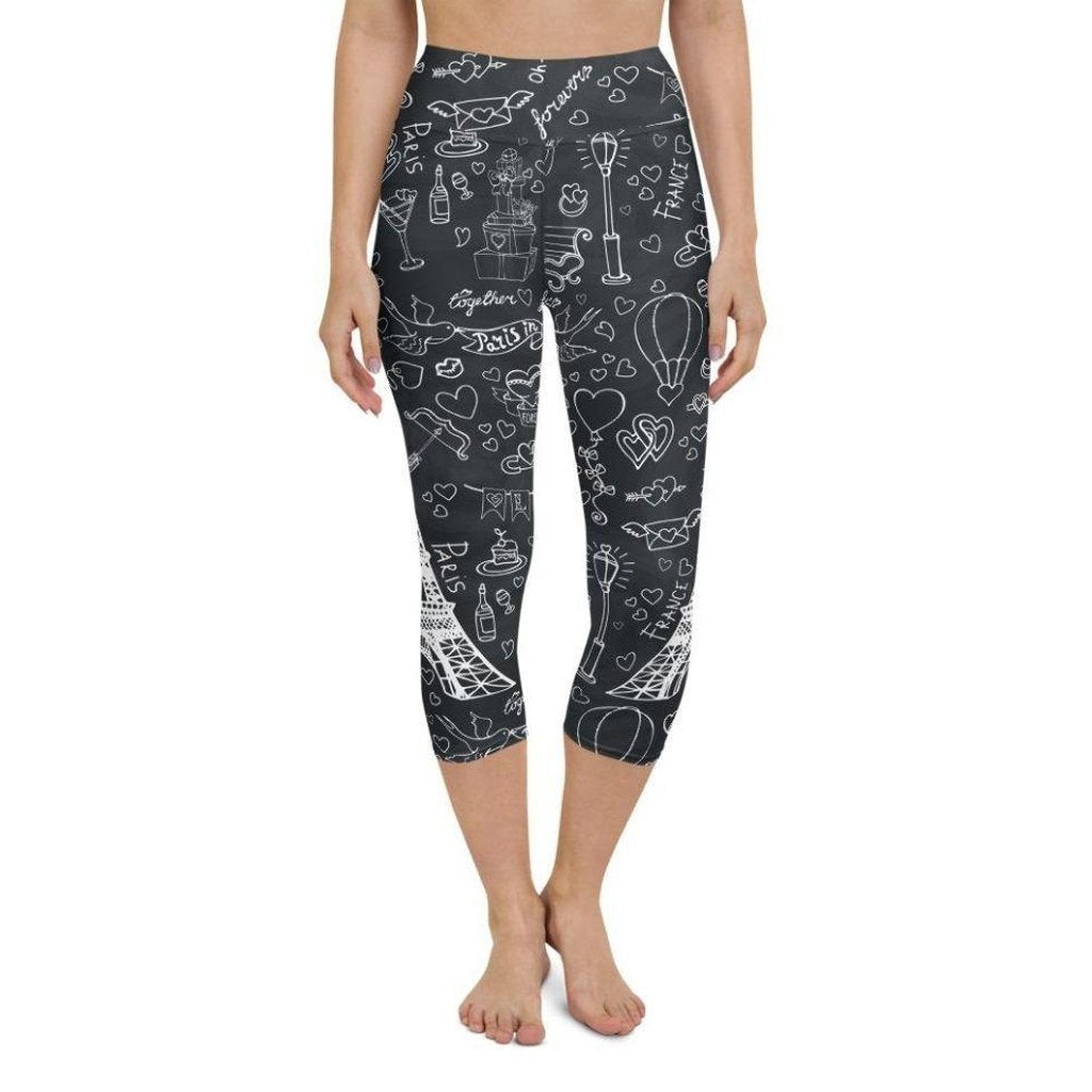 Paris Memories Yoga Capris