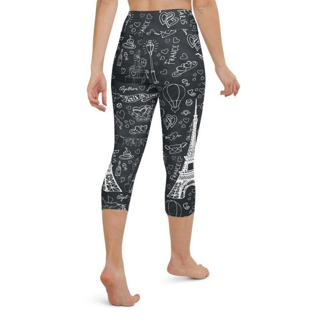 Paris Memories Yoga Capris
