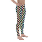 Pastel Checkerboard Men's Leggings