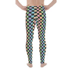 Pastel Checkerboard Men's Leggings