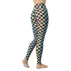 Pastel Checkerboard Yoga Leggings