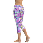 Pastel Comic Book Capris