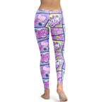 Pastel Comic Book Leggings