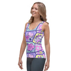 Pastel Comic Book Tank Top