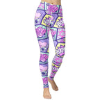 Pastel Comic Book Yoga Leggings