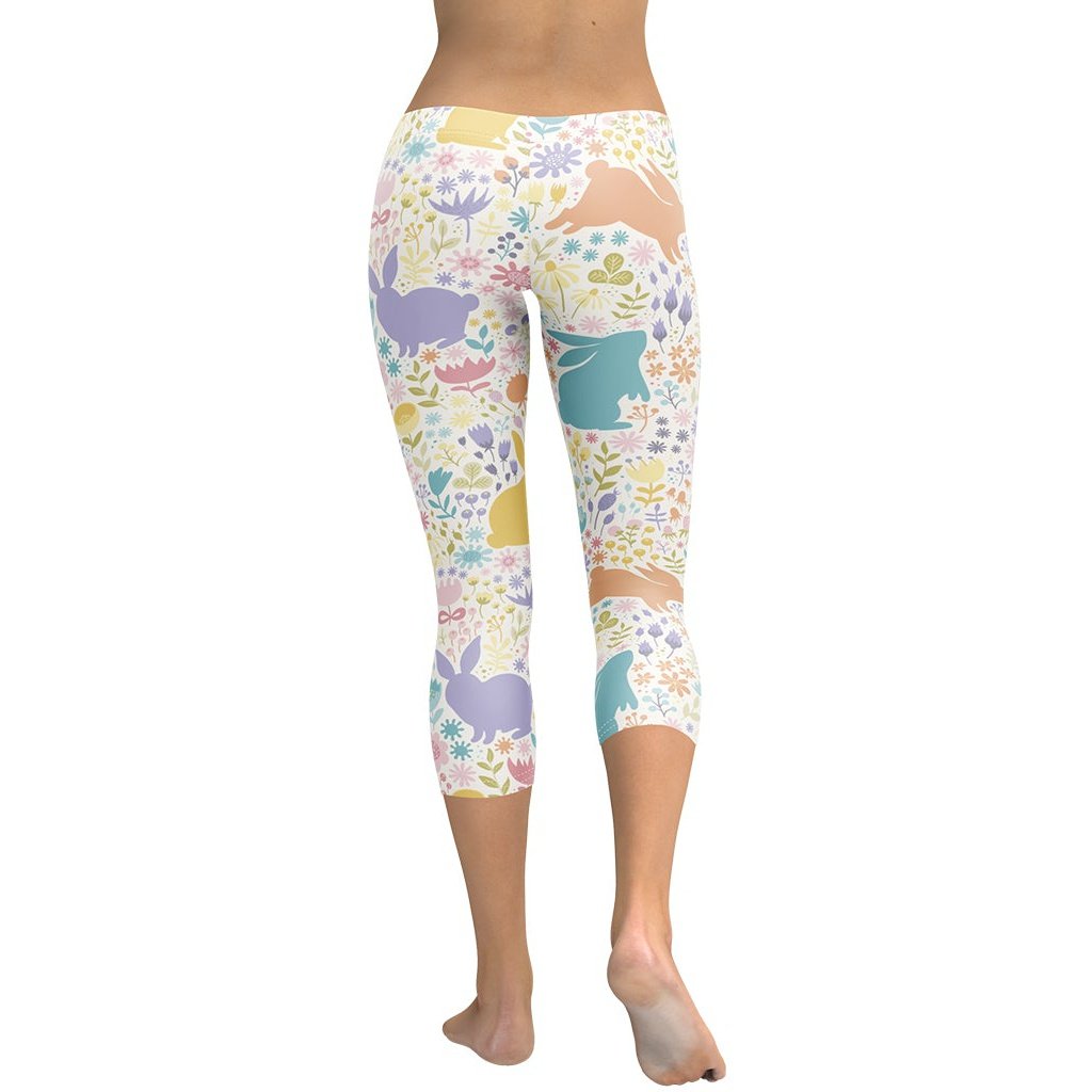 Pastel Easter Garden Capris