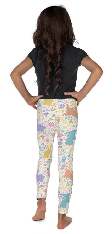 Pastel Easter Garden Kid's Leggings