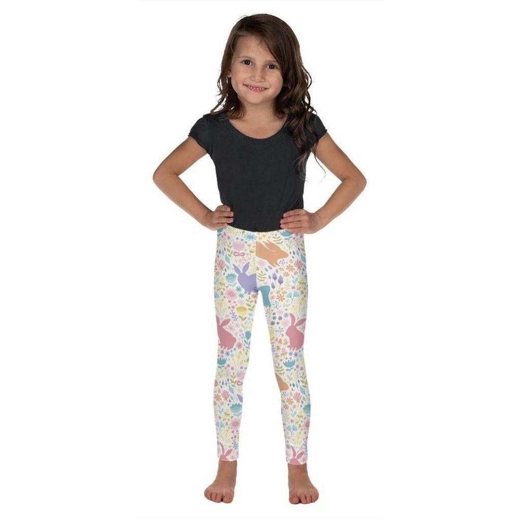 Pastel Easter Garden Kid's Leggings