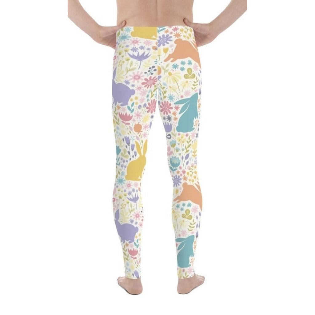 Pastel Easter Garden Men's Leggings