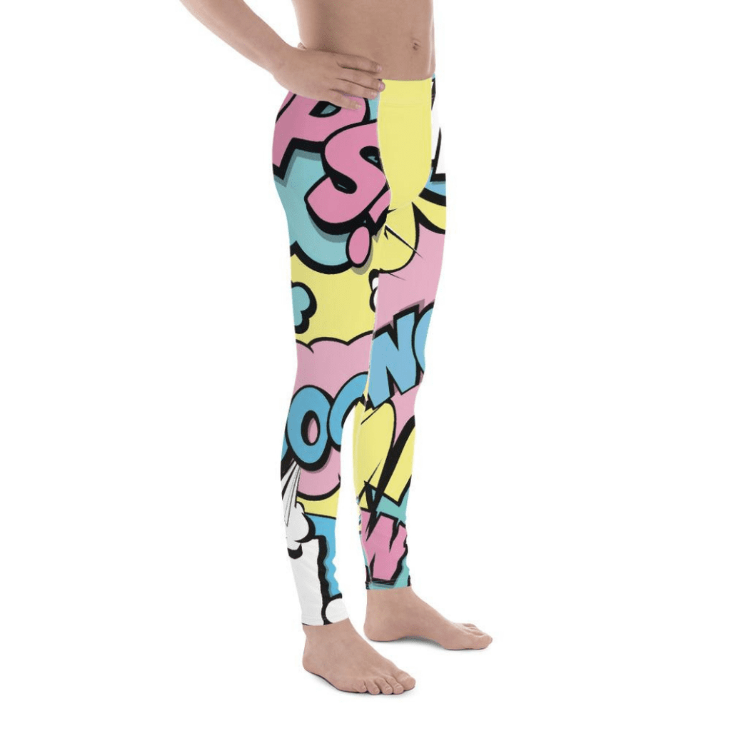 Pastel Pop Art Men's Leggings