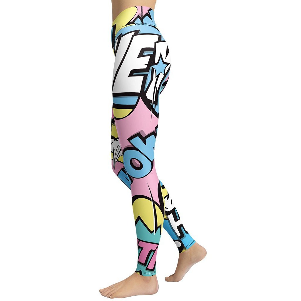 Pastel Pop Art Yoga Leggings