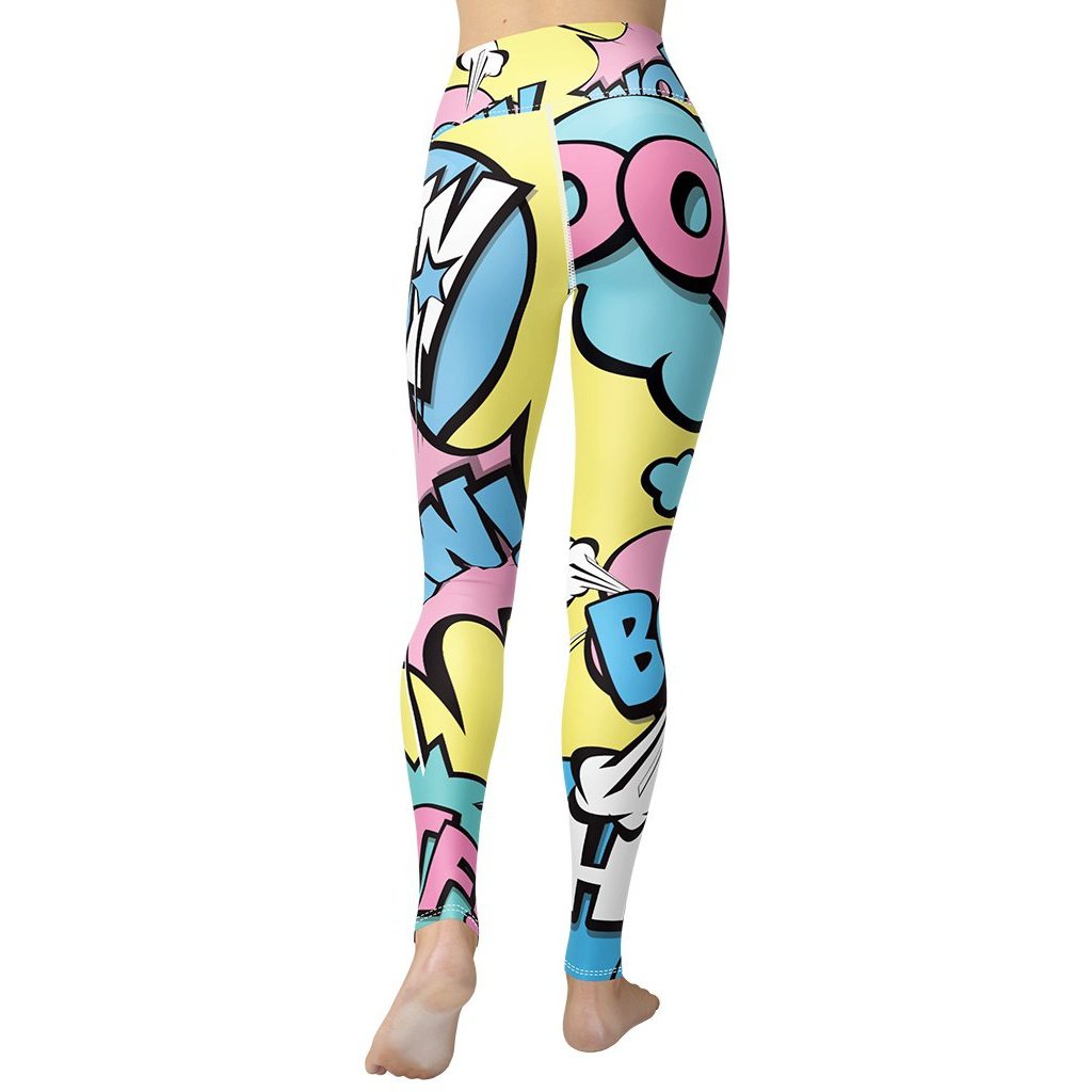 Pastel Pop Art Yoga Leggings