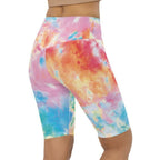 Pastel Tie Dye Biker Shorts