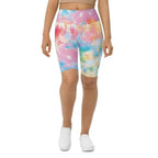 Pastel Tie Dye Biker Shorts