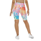 Pastel Tie Dye Biker Shorts