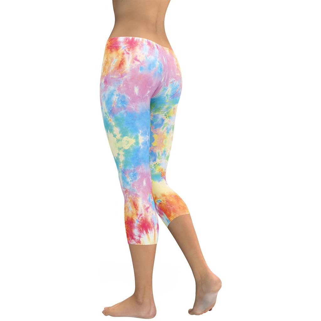 Pastel Tie Dye Capris