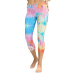 Pastel Tie Dye Capris