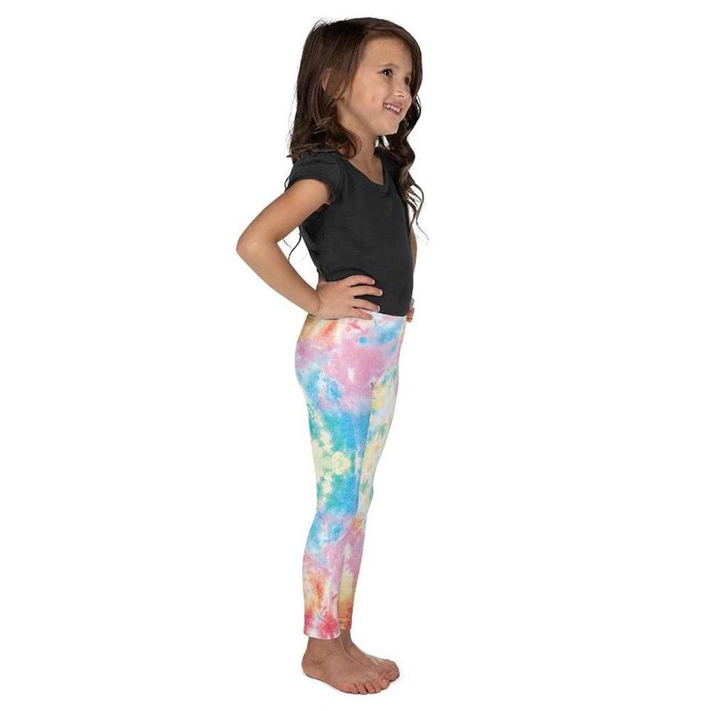Pastel Tie Dye Kid's Leggings