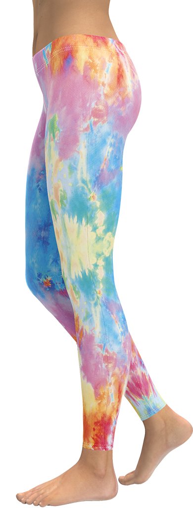 Pastel Tie Dye Leggings