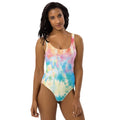 Pastel Tie Dye One-Piece Swimsuit