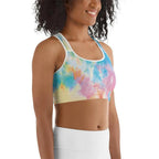 Pastel Tie Dye Sports Bra