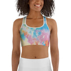 Pastel Tie Dye Sports Bra