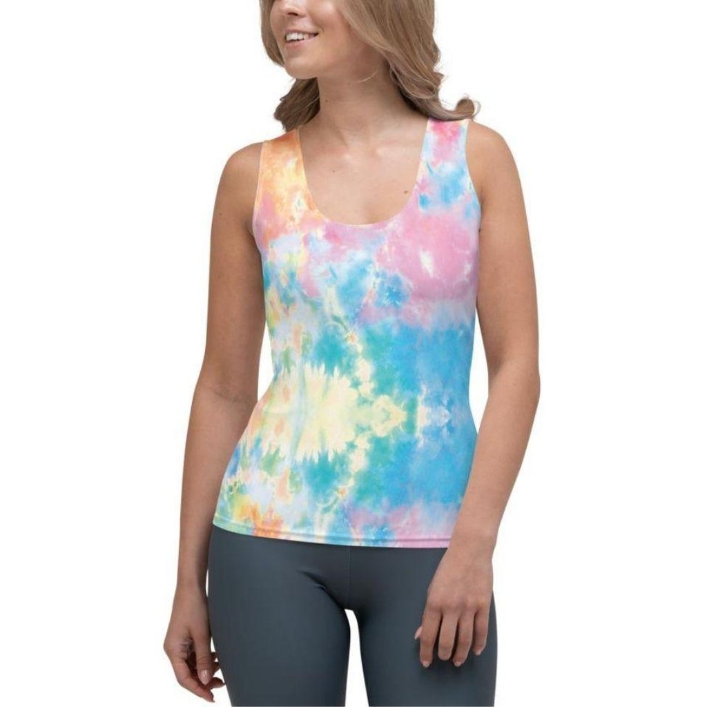 Pastel Tie Dye Tank Top