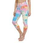 Pastel Tie Dye Yoga Capris