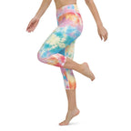 Pastel Tie Dye Yoga Capris
