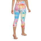 Pastel Tie Dye Yoga Capris