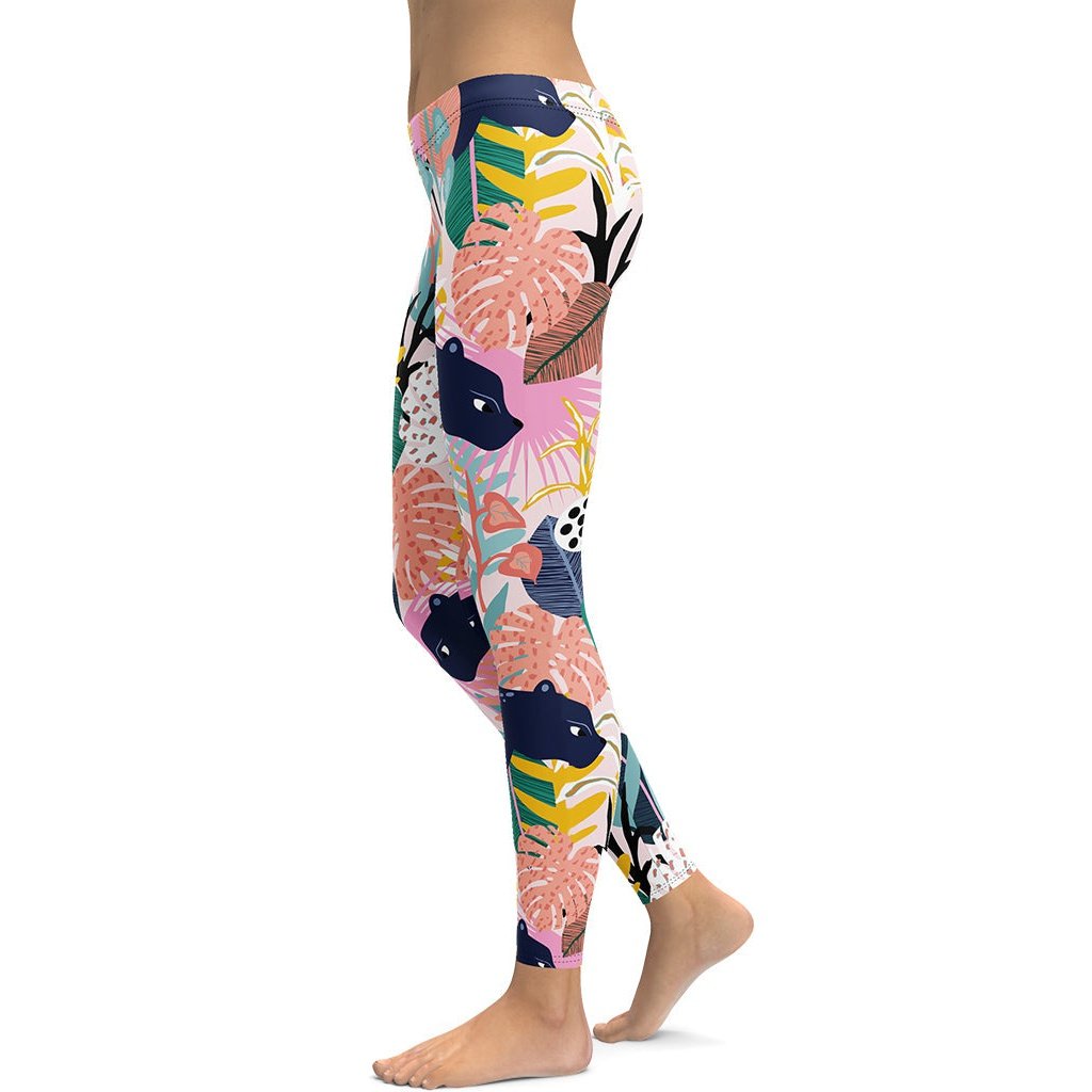 Pastel Tropical Leggings