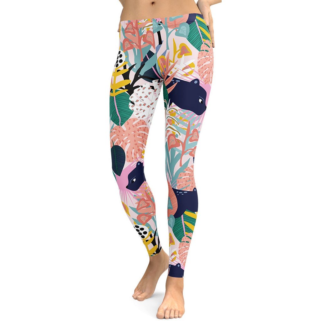 Pastel Tropical Leggings